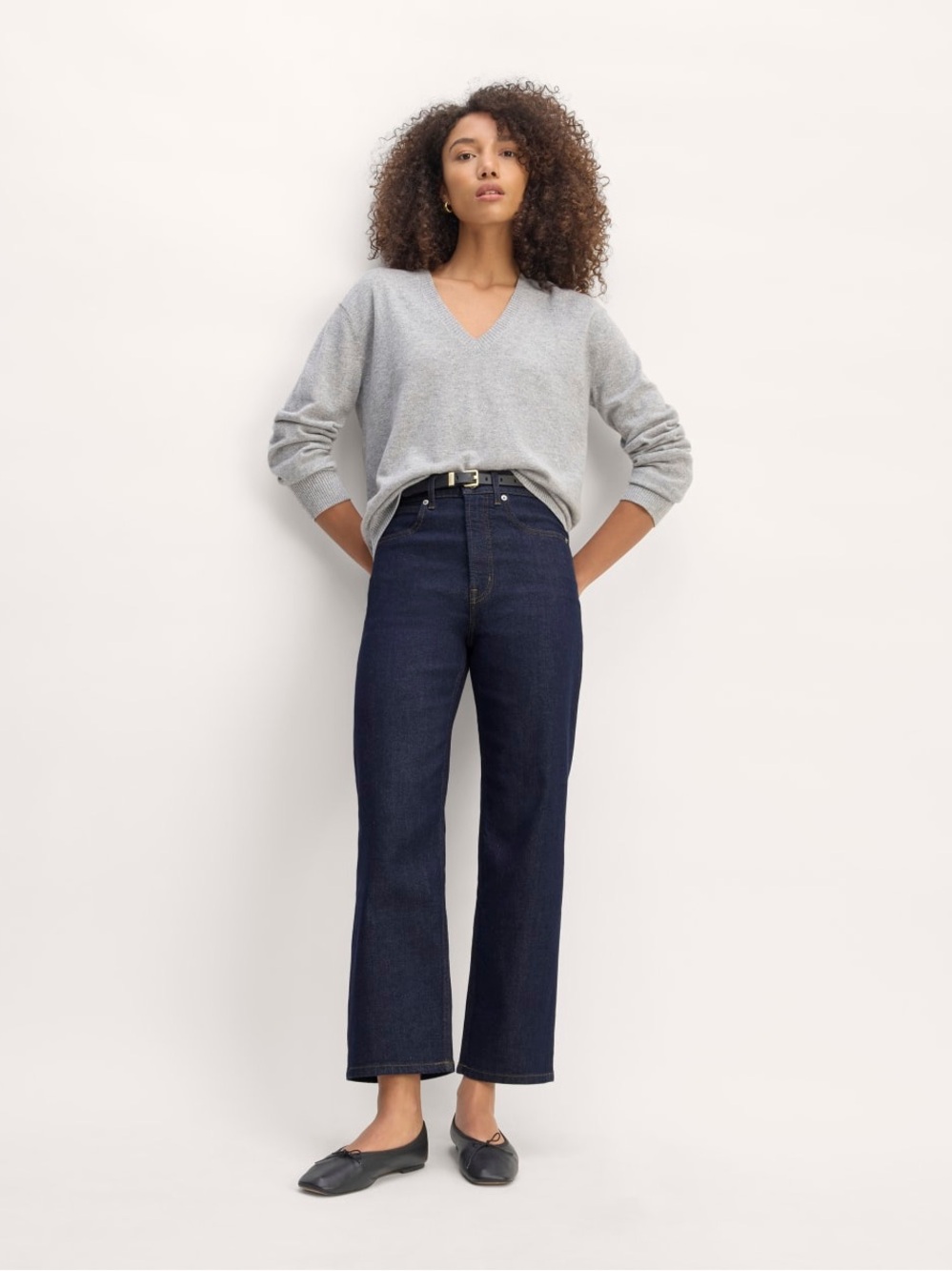 Everlane The Way High Straight Leg Jeans in Pure Blue Size: 23 L, NWT